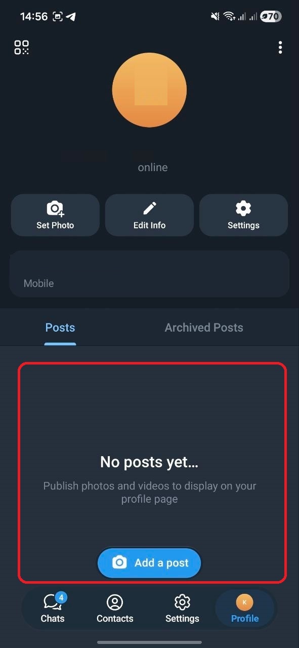 چگونه در تلگرام استوری بگذاریم؟ + آموزش تصویری