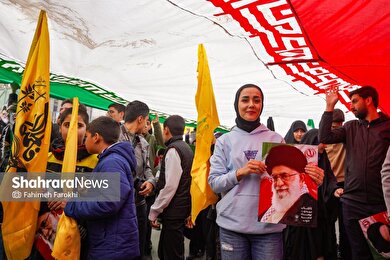 گزارش تصویری | نسل «z» پای کار انقلاب اسلامی