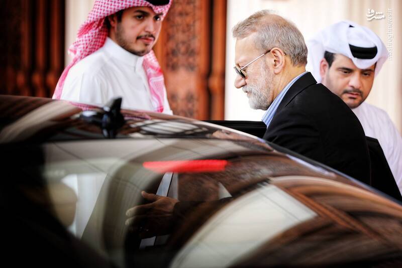 علی لاریجانی با وزیر خارجه قطر دیدار کرد (۲ بهمن ۱۴۰۴) + عکس