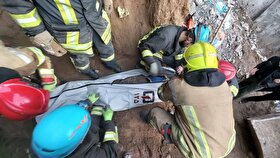 مرگ پیرمرد کارگر در حادثه ریزش آوار در بولوار طبرسی جنوبی مشهد + جزئیات (۲۲ بهمن ۱۴۰۴)