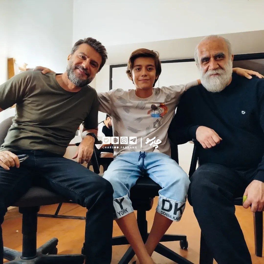 مهدی حسینی‌نیا و شهرام حقیقت دوست در پشت صحنه «برتا» + عکس