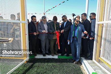 گزارش تصویری | آیین بهره‌برداری از مجموعه ورزشی روباز «شهدای چهاربرج» مشهد
