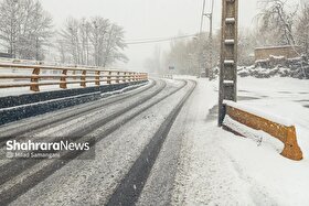 محور درگز_قوچان بازگشایی شد | تردد عادی ناوگان‌های سنگین پس از ۴ روز کولاک برف و ریزش بهمن (یکشنبه، ۵ بهمن ۱۴۰۴)