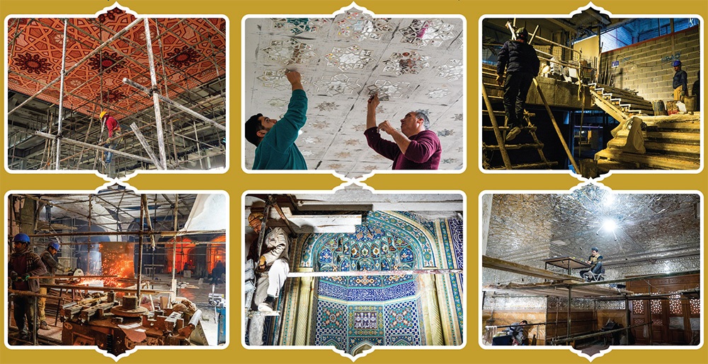 گزارشی از بازدید نیم روزه خبرنگاران شهرآرا از پروژه های عمرانی حرم امام رضا (ع) | تسهیل زیارت؛ پشت صحنه پروژه های حرم مطهر رضوی