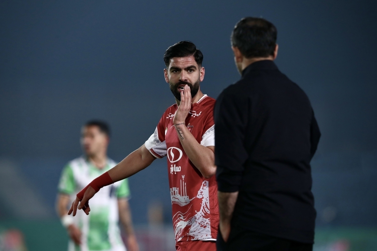 مصدومیت بازیکن پرسپولیس در تمرینات مس!