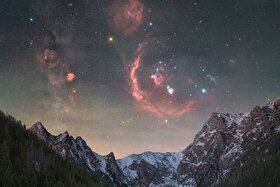 عکس روز ناسا از چشم‌انداز شبانه صورت فلکی شکارچی