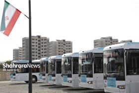 ۲۰ دستگاه اتوبوس ۱۲متری و ۵ دستگاه اتوبوس دوکابینه وارد مشهد شد