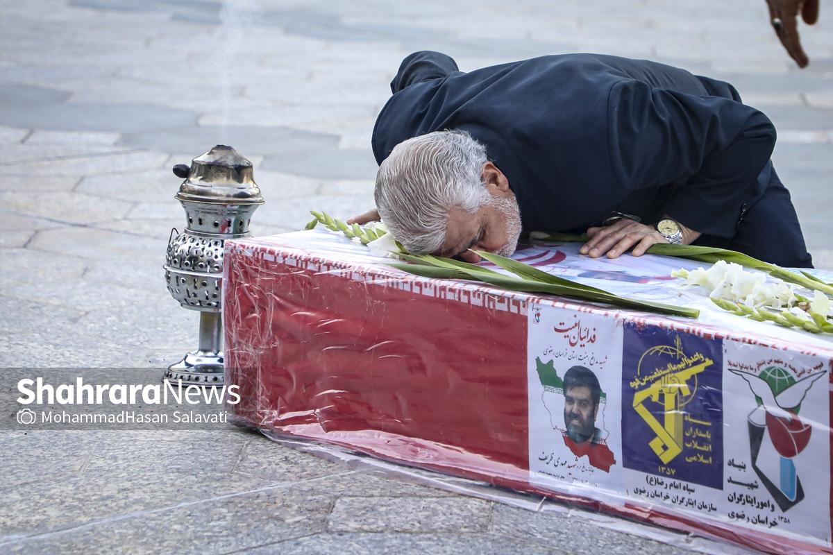 گزارش تصویری | مراسم تشییع پیکر مطهر شهید مدافع امنیت «مهدی ظریف» در مشهد ۲