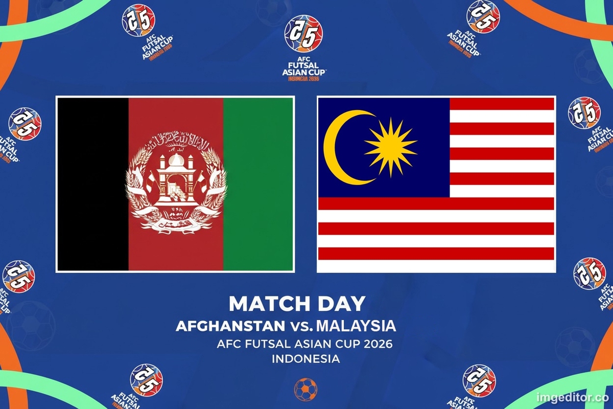 تاریخ و ساعت بازی تیم‌‌های ملی افغانستان و مالزی در جام‌ ملت‌های فوتسال آسیا