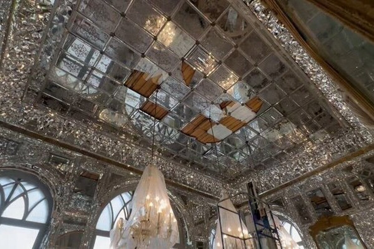 تصاویری از خسارت‌های حمله هوایی امروز (۱۱ اسفند ۱۴۰۴) به کاخ گلستان