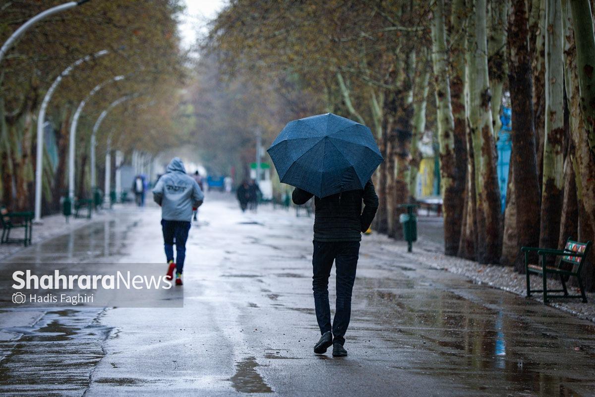 پیش&zwnj;بینی هواشناسی مشهد و خراسان رضوی امروز (سه&zwnj;شنبه، ۱۲ اسفند ۱۴۰۴) | تداوم فعالیت ناپایدار بارشی تا پایان هفته