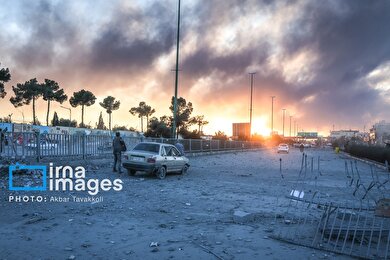 محله فکوری تهران بعد از حملات هوایی دشمن (۱۲ اسفند ۱۴۰۴)