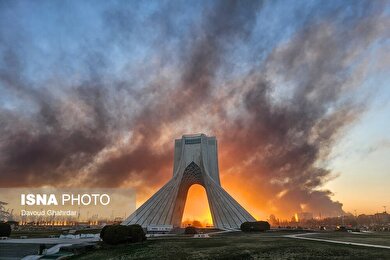 گزارش تصویری | آزادی پس از حملات امروز غرب تهران