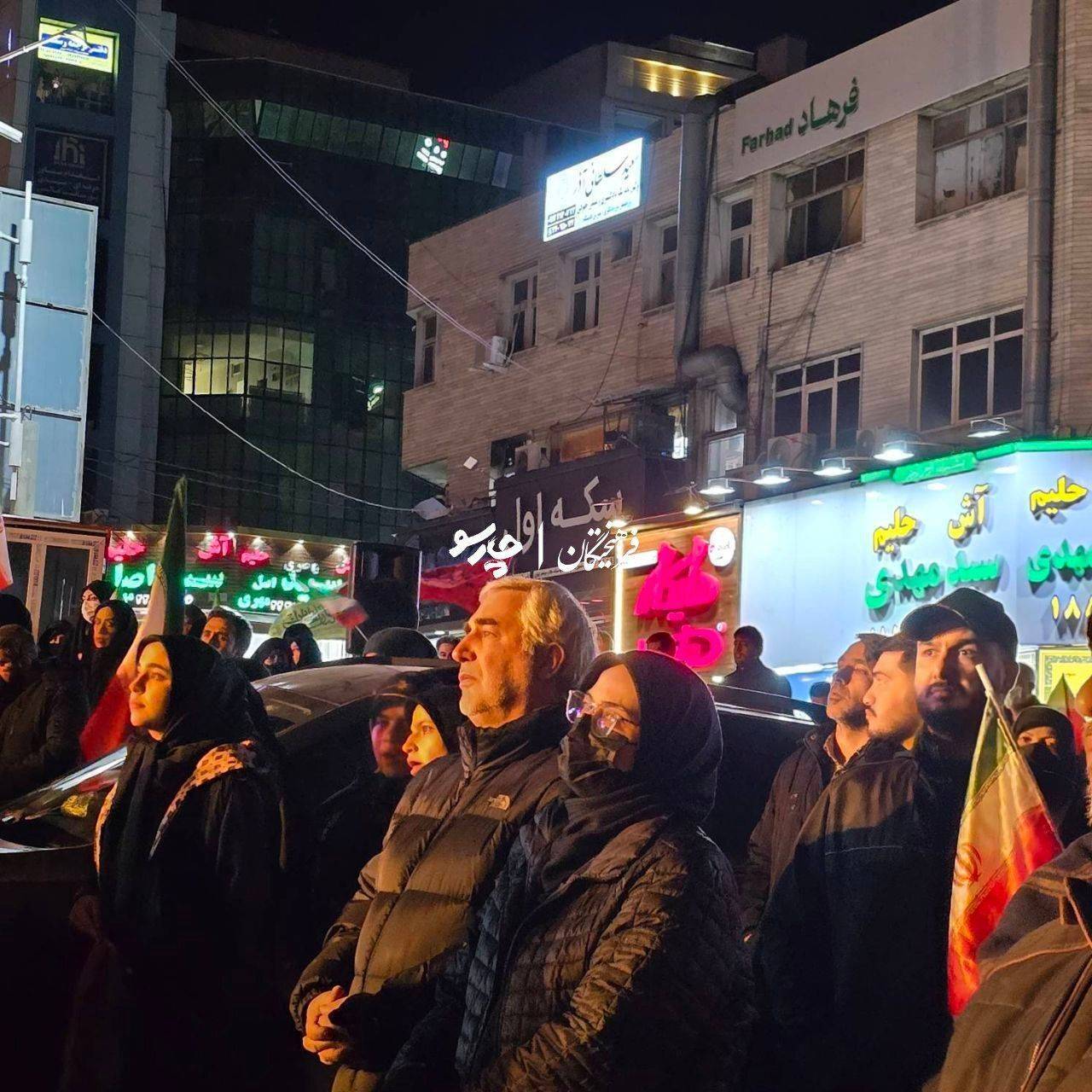 ابراهیم حاتمی‌کیا در عزاداری رهبر شهید انقلاب + عکس