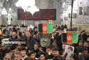 گزارش تصویری | اجتماع مهاجران افغانستانی ساکن مشهد در سوگ قائد امت
