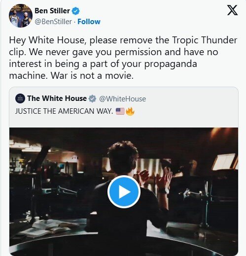 اعتراض یک بازیگر هالیوودی به استفاده از فیلمش برای تبلیغ جنایات آمریکا علیه ایران