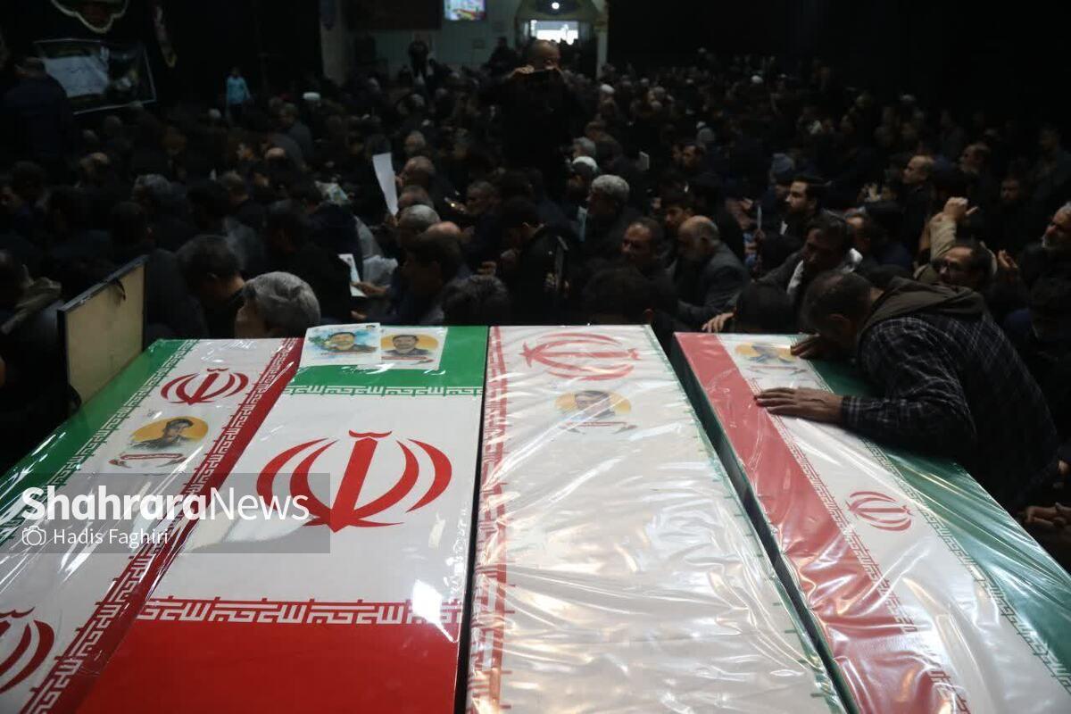 مراسم تشییع پیکر ۴ شهید دفاع از وطن، در مشهد برگزار شد (۱۶ اسفند ۱۴۰۴)