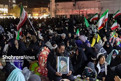 گزارش تصویری | مراسم احیای اولین شب قدر رمضان ۱۴۰۴ - چهارراه مخابرات مشهد