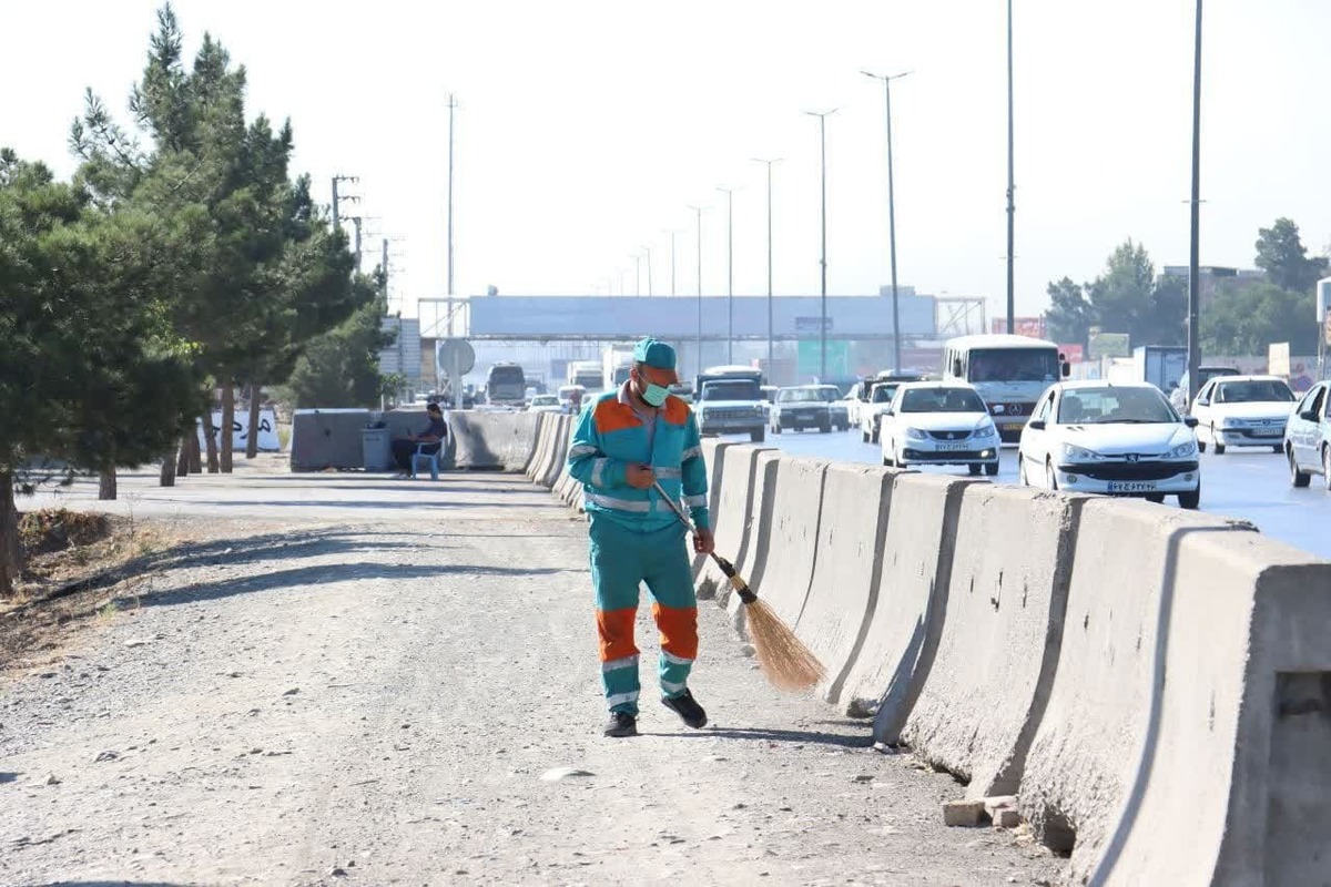 اجرای عملیات گسترده پاک‌سازی مبادی ورودی مشهد در ۷ محور اصلی