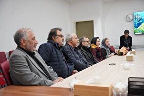 دیدار هیئت‌رئیسه خانه سینما با کادر درمان در روزهای جنگی