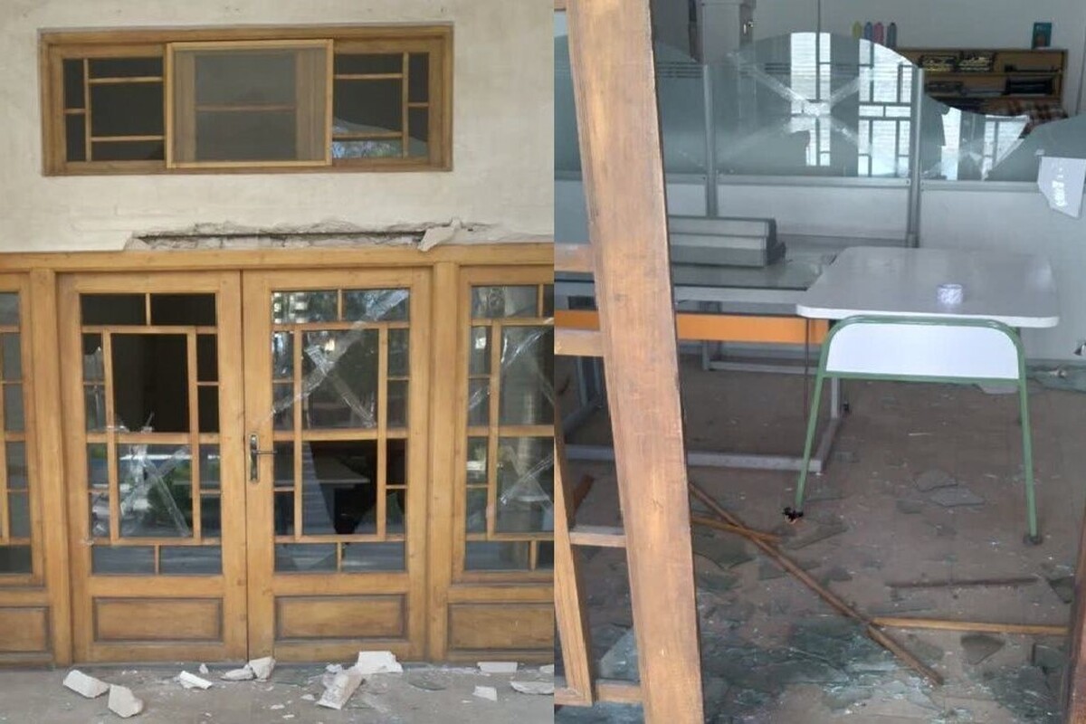 آسیب به ساختمان&zwnj;های تاریخی دانشگاه هنر اصفهان در حملات صهیونی-آمریکایی + عکس