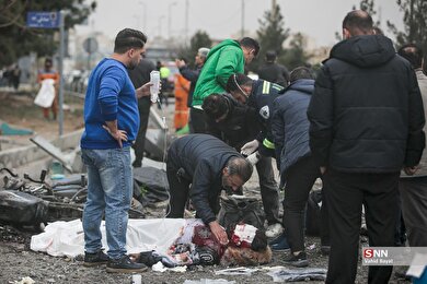 عکس| تصاویر دردناک از حمله موشکی دشمن به اتوبان شهید باقری تهران