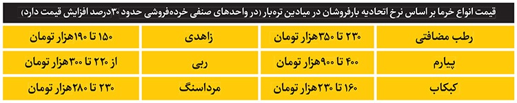 صعود قیمت خرما در بازار مشهد | دست ما کوتاه و خرما بر نخیل!