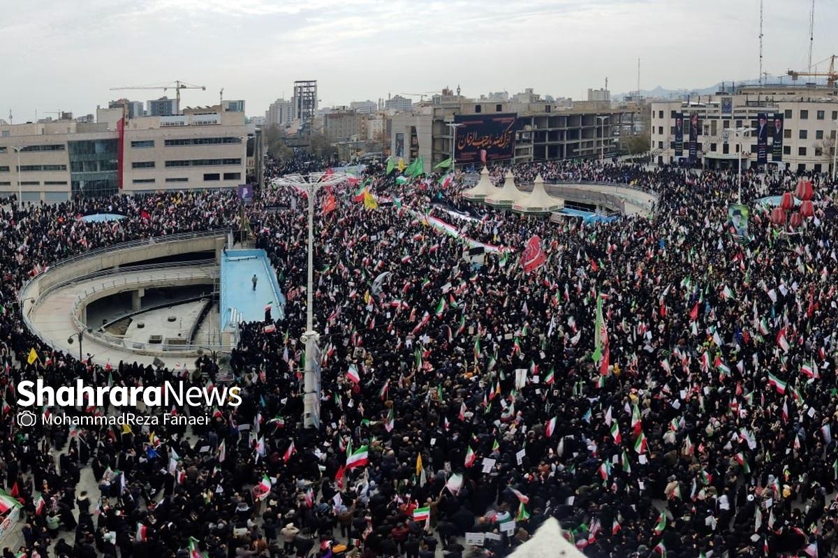 حماسه جاویدان مردم مشهد در روز قدس ۱۴۰۴ + فیلم و عکس
