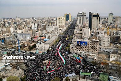 گزارش تصویری | راهپیمایی روز قدس در مشهد-۱