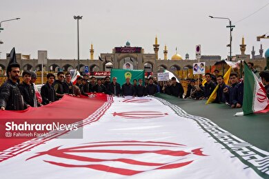 گزارش تصویری | راهپیمایی روز قدس ۱۴۰۴ در مشهد - ۵