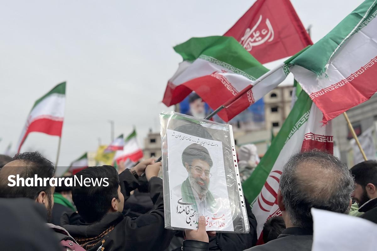 عکس‌هایی از راهپیمایی روز قدس در مشهد مقدس