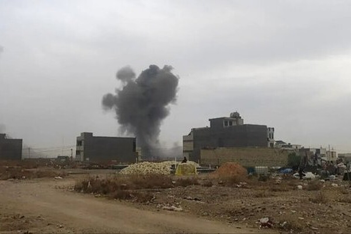 حمله دشمن آمریکایی صهیونی به یک مقر الحشد الشعبی در کرکوک