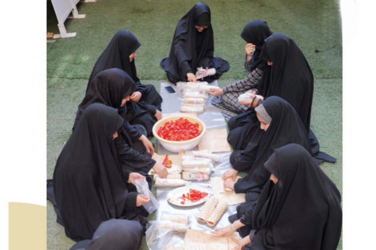 پشت جبهه در دست دختران محله ایثار مشهد