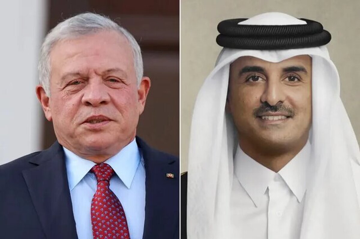 امیر قطر و پادشاه اردن درباره تحولات منطقه دیدار کردند