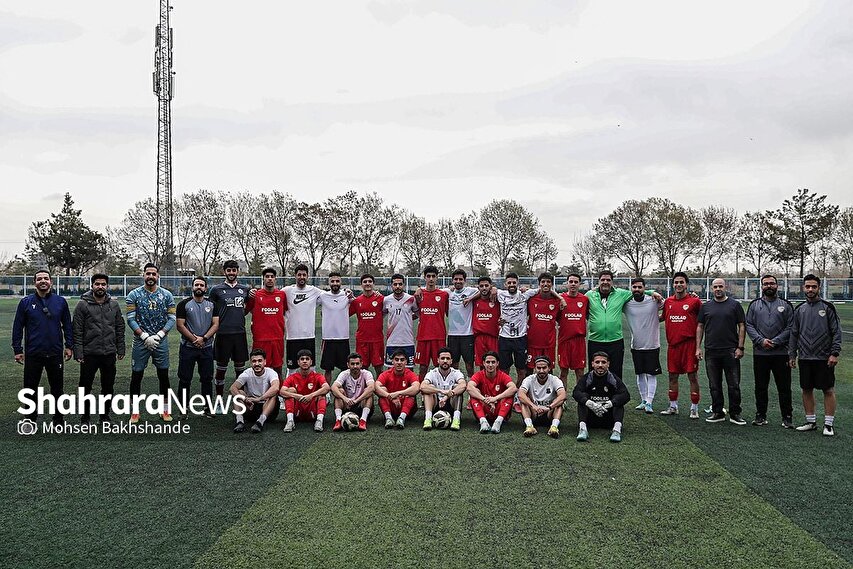 گزارش تصویری | تقابل دوستانه ستارگان مشهدی حاضر در فوتبال ایران و جوانان فولاد مشهد