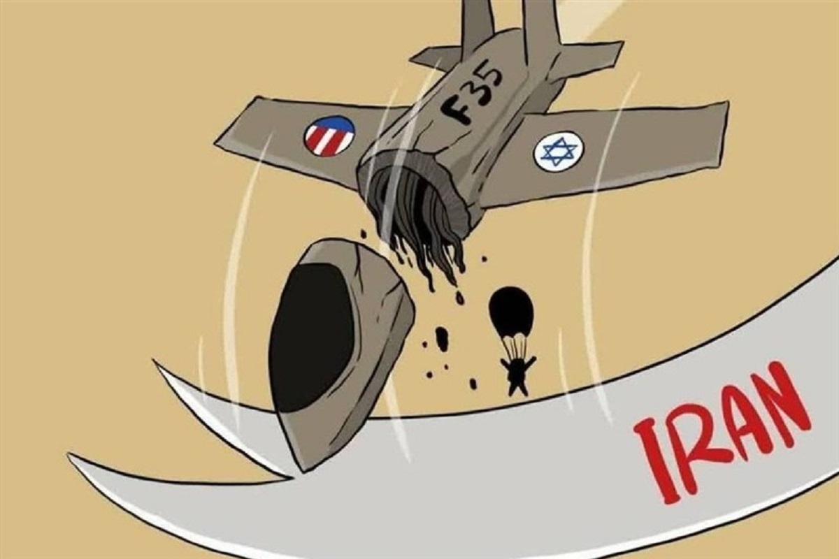 شکار اف ۳۵ به روایت کاریکاتور