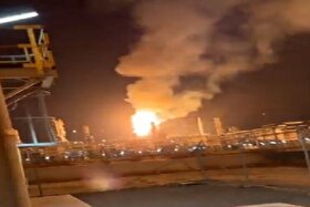 برخی از واحد‌های پالایشگاه «بندر الاحمدی» کویت بر اثر آتش‌سوزی تعطیل شدند