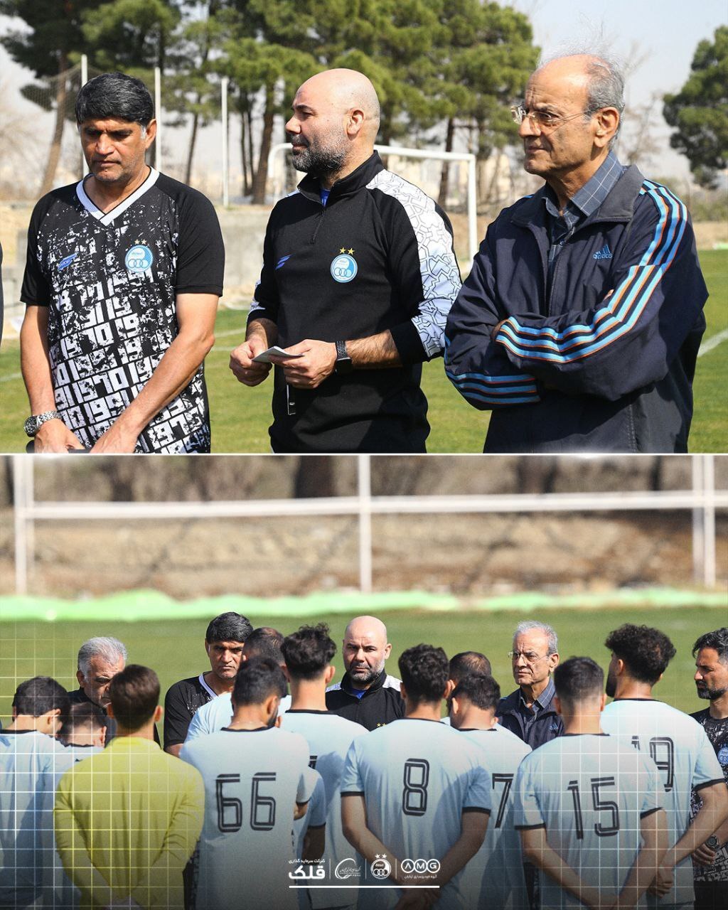 معارفه بختیاریزاده در تمرین استقلال معارفه بختیاریزاده در تمرین استقلال