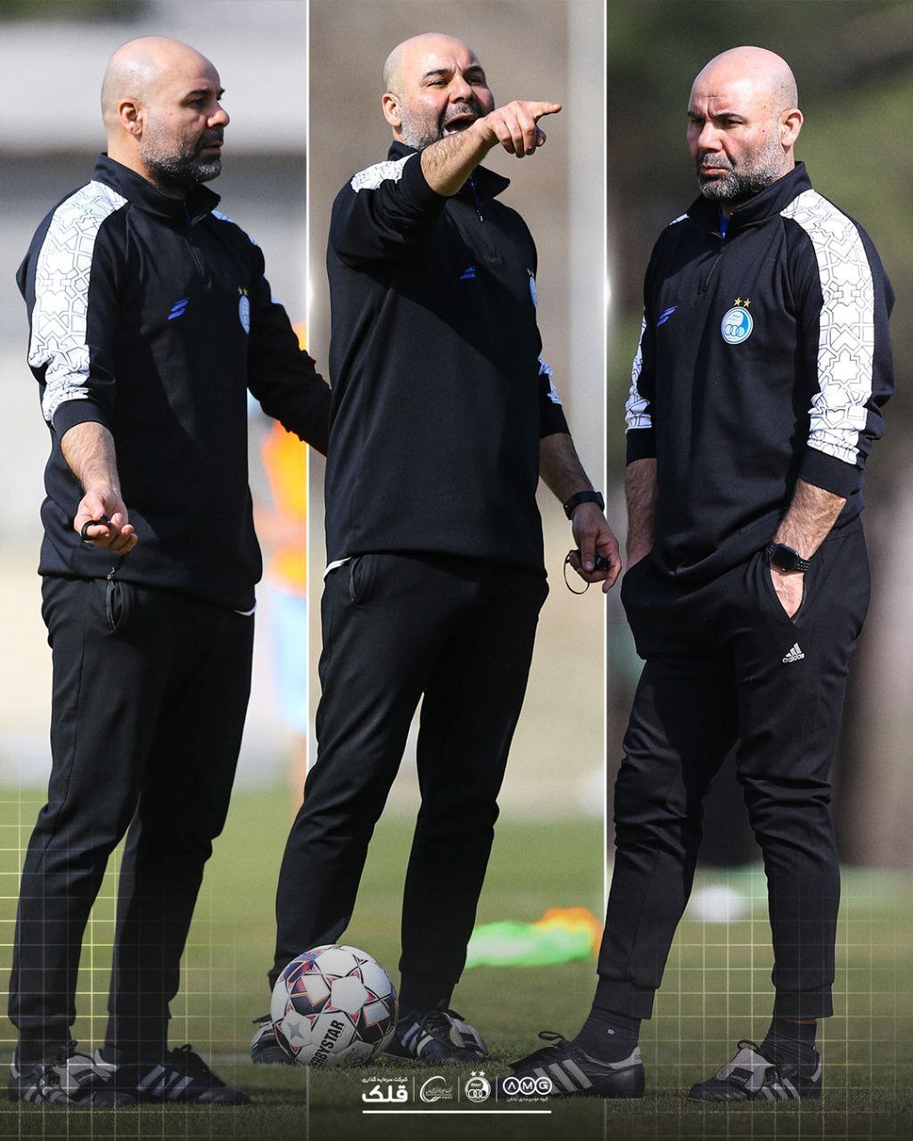 معارفه بختیاریزاده در تمرین استقلال معارفه بختیاریزاده در تمرین استقلال