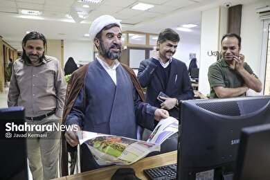 گزارش تصویری | بازدید حجت‌الاسلام اخلاقی‌ نماینده مردم مشهد در مجلس شورای اسلامی از موسسه فرهنگی شهرآرا