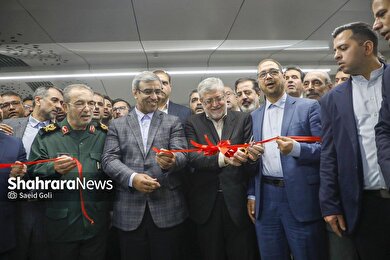 گزارش تصویری | آیین بهره‌برداری از ایستگاه پایانی خط دو مترو (شهید فکوری) مشهد (۱۳ اردیبهشت ۱۴۰۴)