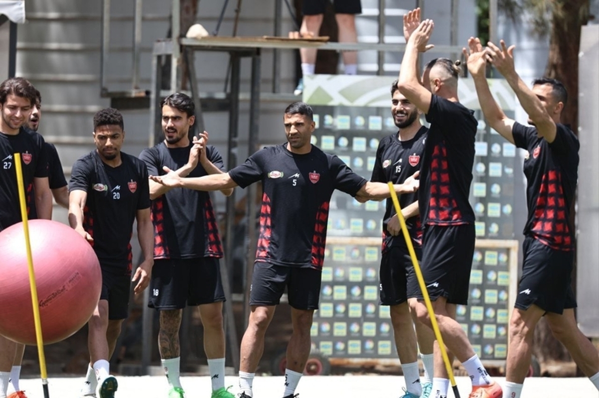 غیبت عالیشاه در آخرین تمرین پرسپولیس