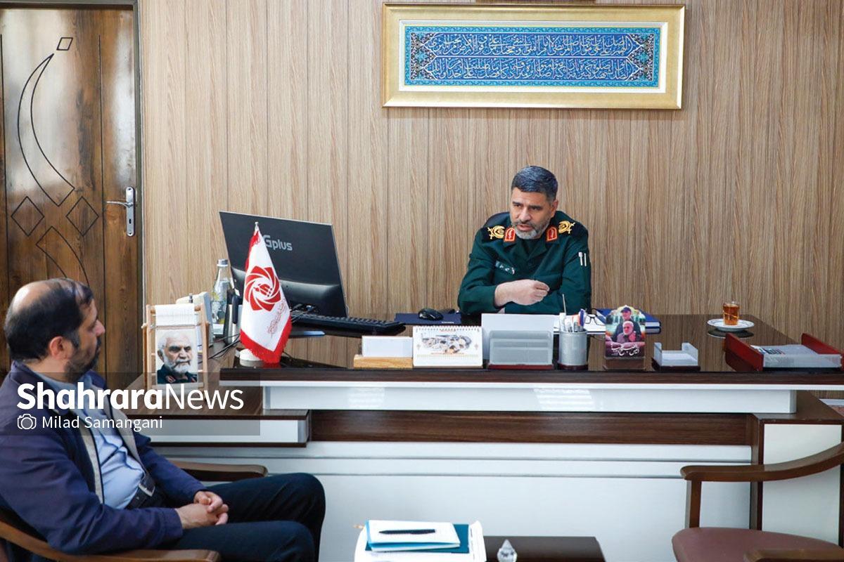 جانشین فرمانده سپاه امام رضا (ع): سپاه، یاری‌دهنده محرومان و حامی نظام اسلامی است