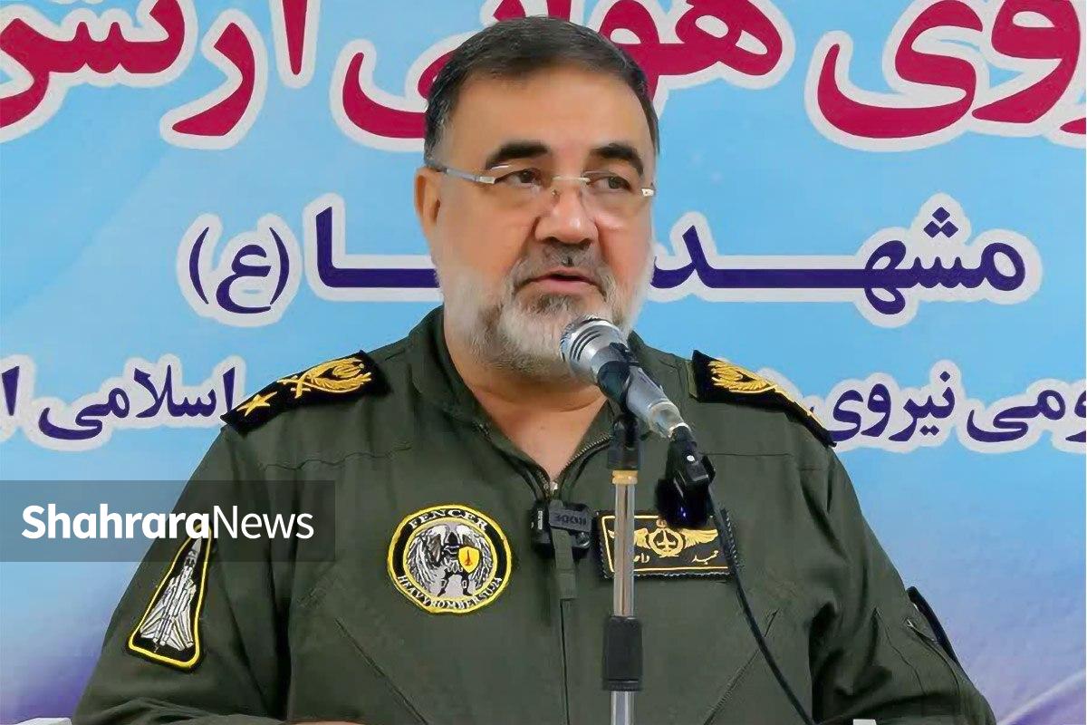 مراسم تکریم و معارفه فرمانده پایگاه هوایی شهید حبیبی مشهد برگزار شد (۱۱ خرداد ۱۴۰۴)