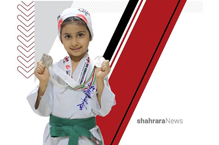 گفتگو با کاراته‌کای کوچک مشهدی | دوست دارم خودم از گل‌ها مراقبت کنم