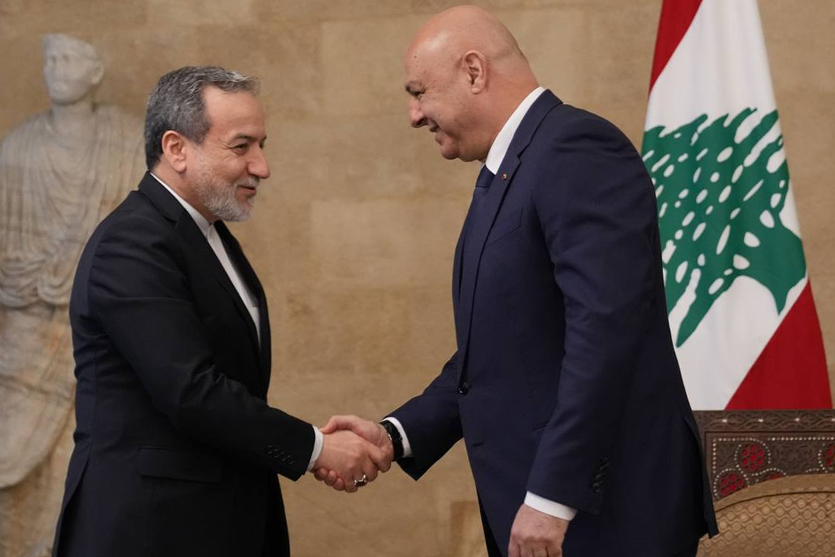 عراقچی با رئیس‌جمهور لبنان دیدار کرد (۱۳ خرداد ۱۴۰۴)