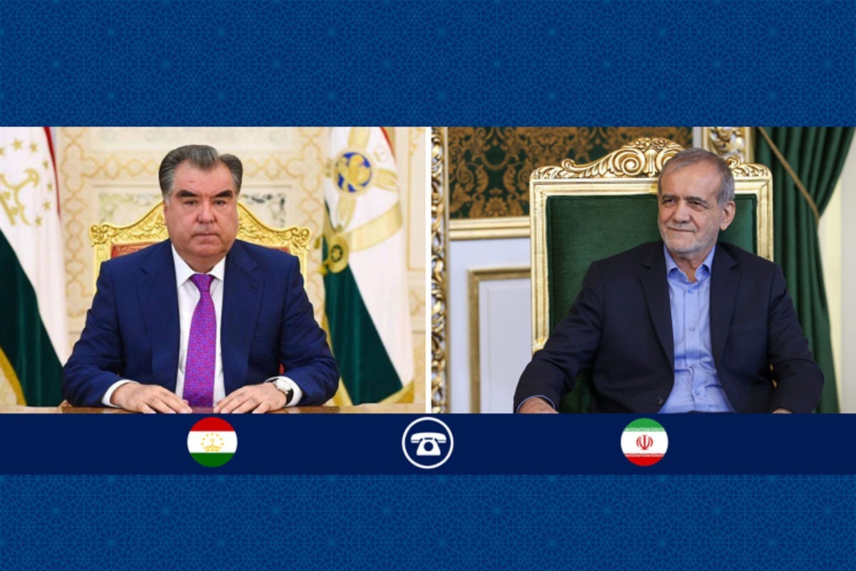گفت‌وگوی تلفنی رؤسای جمهور ایران و تاجیکستان به‌مناسبت عید قربان (۱۵ خرداد ۱۴۰۴)