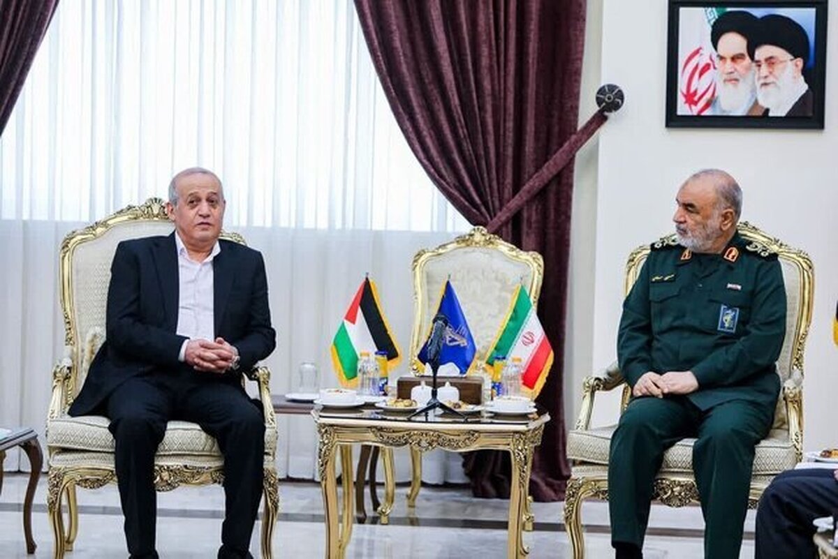 معاون دبیرکل جبهه مردمی برای آزادی فلسطین با سردار سلامی دیدار کرد