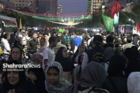 «سفره علوی» در خیابان امام رضا (ع) مشهد برپا شد+ ویدئو