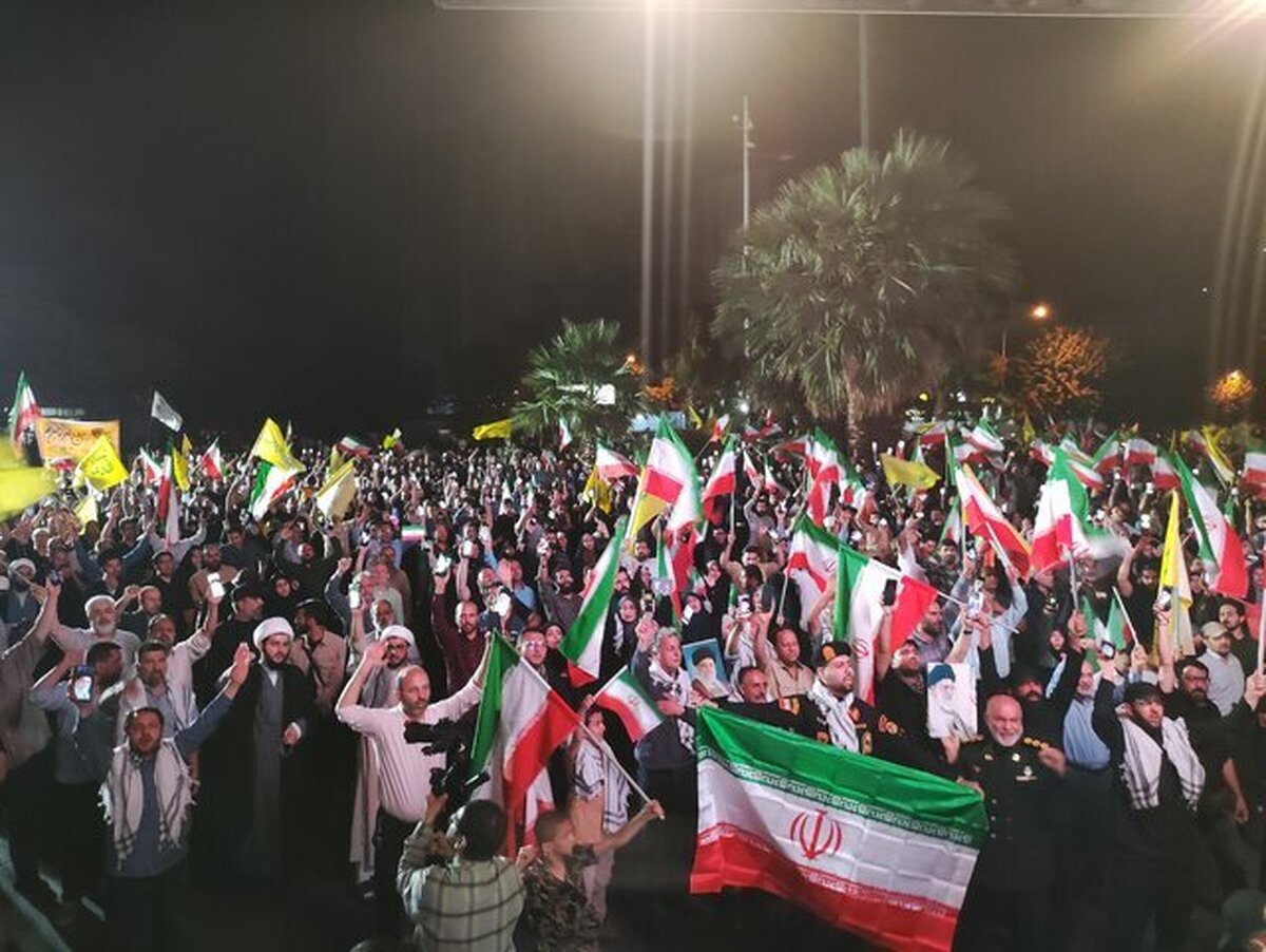 انزجار مردم تهران در اعتراض به یاوه گویی‌های ترامپ